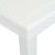 Set mobilier de exterior, 7 piese, alb, plastic, aspect ratan GartenMobel Dekor