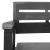 Set mobilier de exterior, 4 piese, antracit, plastic GartenMobel Dekor