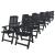 Set mobilier de exterior, 11 piese, antracit, plastic GartenMobel Dekor