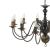 Candelabru antichizat, negru, 12 becuri E14 GartenMobel Dekor