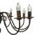Candelabru antichizat, negru, 12 becuri E14 GartenMobel Dekor