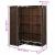 Șifonier de colț, maro, 130 x 87 x 169 cm GartenMobel Dekor