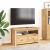Comodă TV de colț, 93x49x49 cm, lemn masiv de pin, gama Panama GartenMobel Dekor