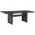 Set mobilier de exterior, 7 piese, negru, poliratan GartenMobel Dekor