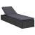 Set mobilier de exterior, 9 piese, negru, poliratan GartenMobel Dekor