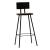 Set mobilier de bar, 3 piese, negru GartenMobel Dekor