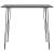 Set mobilier de bar, 5 piese, negru GartenMobel Dekor