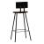 Set mobilier de bar, 5 piese, negru GartenMobel Dekor