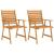 Set mobilier grădină, 3 piese, lemn masiv de acacia GartenMobel Dekor