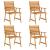 Set mobilier de grădină, 5 piese, lemn masiv de acacia GartenMobel Dekor