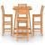 Set mobilier bar de exterior, 5 piese, lemn masiv de acacia GartenMobel Dekor