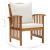 Set mobilier de grădină cu perne, 5 piese, lemn masiv de acacia GartenMobel Dekor