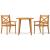 Set mobilier de grădină, 3 piese, lemn masiv de acacia GartenMobel Dekor