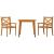 Set mobilier de grădină, 3 piese, lemn masiv de acacia GartenMobel Dekor