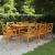 Set mobilier de grădină, 9 piese, lemn masiv de acacia GartenMobel Dekor