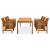 Set mobilier de grădină cu perne, 7 piese, lemn masiv acacia GartenMobel Dekor
