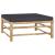 Set mobilier de grădină cu perne gri închis, 8 piese, bambus GartenMobel Dekor