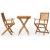 Set mobilier grădină pliabil, 3 piese, lemn masiv acacia GartenMobel Dekor