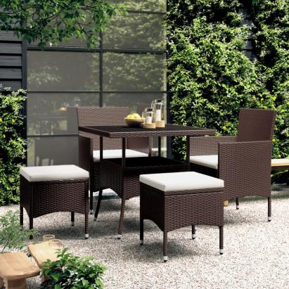 Set mobilier de grădină, 5 piese, poliratan GartenMobel Dekor