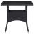 Set mobilier grădină, 5 piese, negru, poliratan/sticlă tratată GartenMobel Dekor