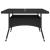 Set mobilier grădină, 9 piese, negru, poliratan, lemn acacia GartenMobel Dekor