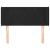 Tăblie de pat cu aripioare negru 83x16x78/88 cm catifea GartenMobel Dekor