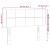 Tăblie pat cu aripioare albastru închis 83x16x78/88 cm catifea GartenMobel Dekor