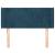 Tăblie pat cu aripioare albastru închis 93x16x78/88 cm catifea GartenMobel Dekor