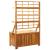 Cutie de depozitare cu spalier, 99x55x160 cm, lemn masiv acacia GartenMobel Dekor