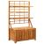 Cutie de depozitare cu spalier, 99x55x160 cm, lemn masiv acacia GartenMobel Dekor