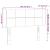 Tăblie pat cu aripioare albastru închis 103x16x78/88 cm catifea GartenMobel Dekor