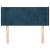 Tăblie pat cu aripioare albastru închis 103x16x78/88 cm catifea GartenMobel Dekor