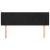 Tăblie de pat cu aripioare negru 147x16x78/88 cm catifea GartenMobel Dekor