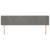 Tăblie de pat cu aripioare gri deschis 163x16x78/88 cm catifea GartenMobel Dekor