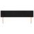 Tăblie de pat cu aripioare negru 163x16x78/88 cm catifea GartenMobel Dekor