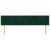 Tăblie de pat cu aripioare verde închis 163x16x78/88 cm catifea GartenMobel Dekor