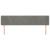 Tăblie de pat cu aripioare gri deschis 183x16x78/88 cm catifea GartenMobel Dekor
