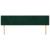 Tăblie de pat cu aripioare verde închis 183x16x78/88 cm catifea GartenMobel Dekor