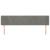 Tăblie de pat cu aripioare gri deschis 203x16x78/88 cm catifea GartenMobel Dekor