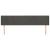 Tăblie de pat cu aripioare gri închis 203x16x78/88 cm catifea GartenMobel Dekor