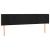 Tăblie de pat cu aripioare negru 203x16x78/88 cm catifea GartenMobel Dekor