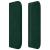 Tăblie de pat cu aripioare verde închis 203x16x78/88 cm catifea GartenMobel Dekor