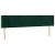 Tăblie de pat cu aripioare verde închis 203x16x78/88 cm catifea GartenMobel Dekor