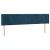 Tăblie pat cu aripioare albastru închis 203x16x78/88 cm catifea GartenMobel Dekor