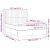 Pat box spring cu saltea, gri deschis, 140x200 cm, catifea GartenMobel Dekor