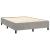 Pat box spring cu saltea, gri deschis, 140x200 cm, catifea GartenMobel Dekor