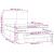 Pat box spring cu saltea, alb, 140x200 cm, piele ecologică GartenMobel Dekor