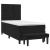 Pat box spring cu saltea, negru, 90x190 cm, catifea GartenMobel Dekor