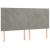 Pat box spring cu saltea, gri deschis, 180x200 cm, catifea GartenMobel Dekor