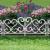 Gard de gradina decorativ, plastic alb, set 4 buc, 59.5x37 cm GartenVIP DiyLine